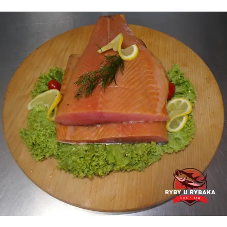 Łosoś wędzony na zimno - płat